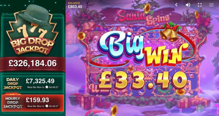 Santa Spins - Big Win