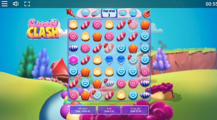 Candy Clash Free Spins bonus