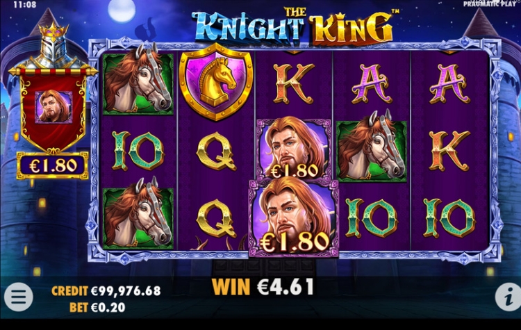 The Knight King online slot bonus
