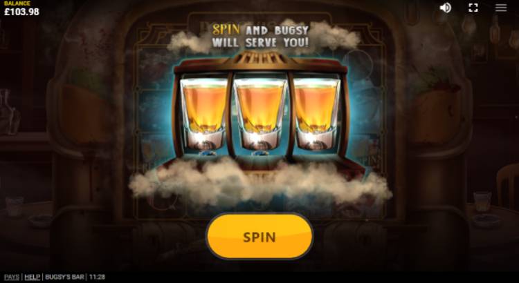 Bugsy's Bar bonus gameplay
