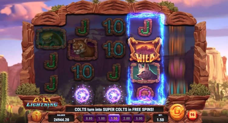 Colt Lightning online slot bonus