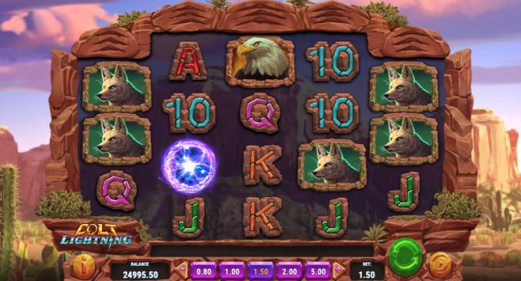 Colt Lightning slot gameplay