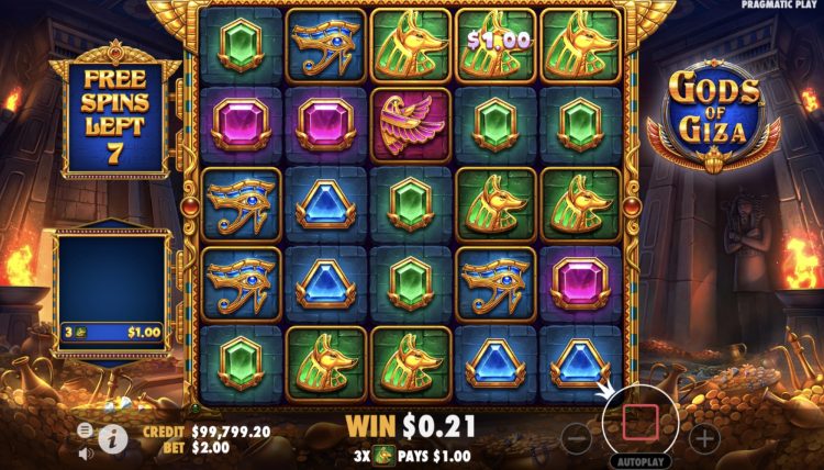 Gods of Giza slot Free Spins