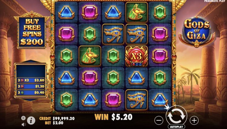 Gods of Giza gameplay review