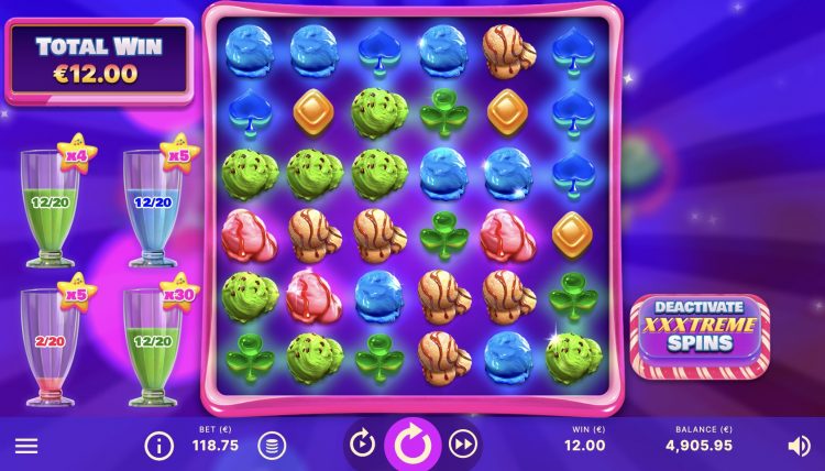 Milkshake XXXtreme bonus gameplay