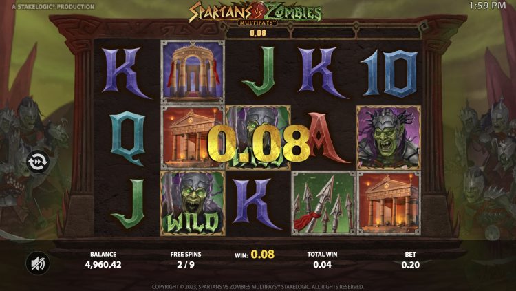Spartans vs Zombies gokkast review Free Spins