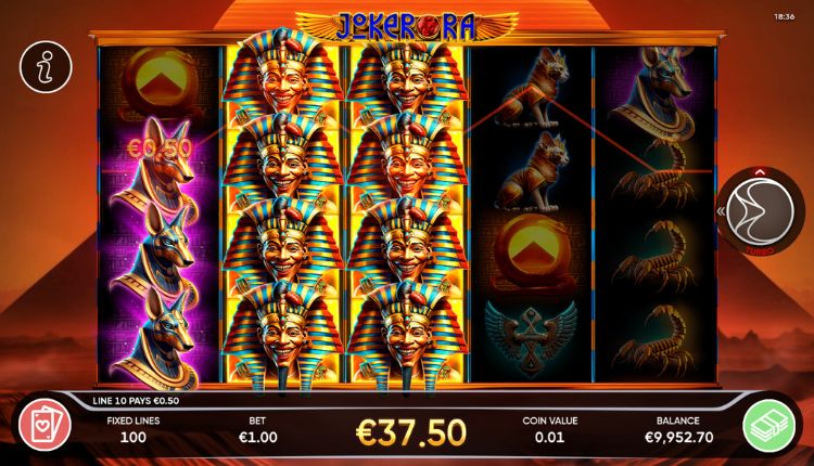 Joker Ra online slot bonus