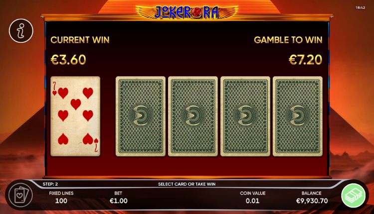 Joker Ra gamble feature