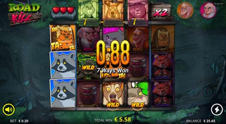 Roadkill Team Assemble Free Spins Bonus