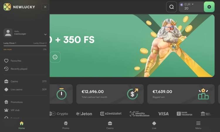 NewLucky Casino Betrouwbaar