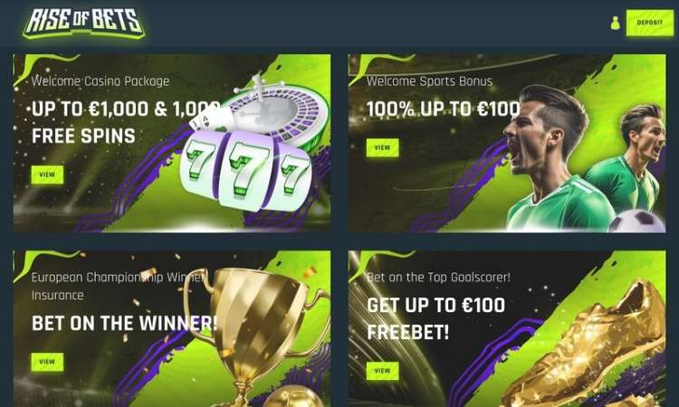 Rise of Bets Casino Promoties en Bonussen