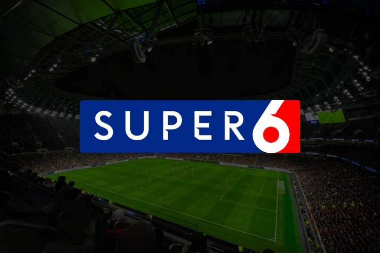 Super 6 Jackpot met £1 Miljoen Valt voor het Eerst