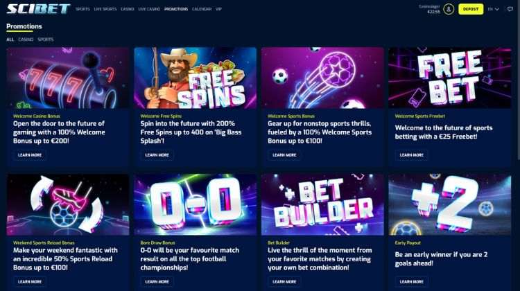 Scibet Promoties en Bonussen
