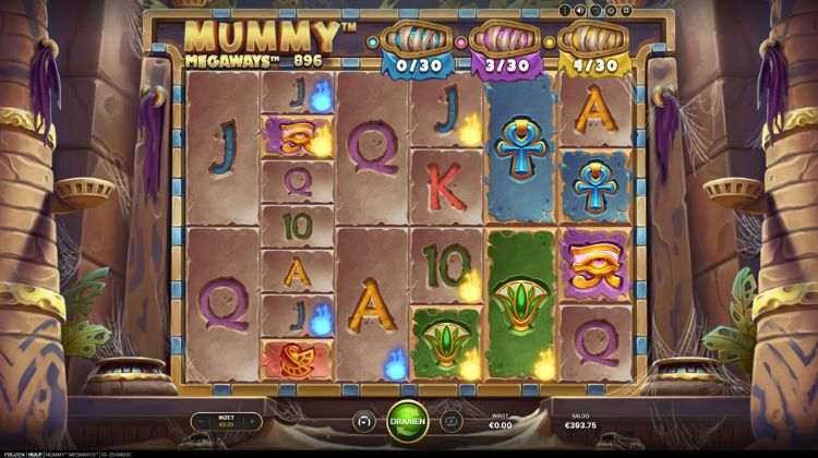 NetEnt Mummy Megaways Gameplay
