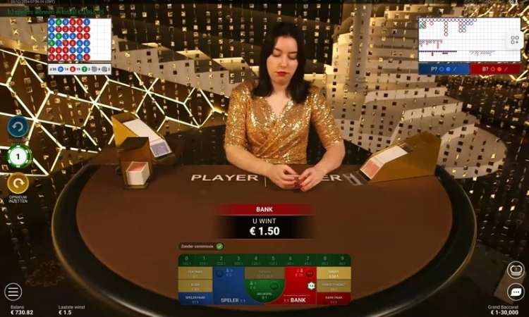 Playtech Grand Baccarat Gameplay