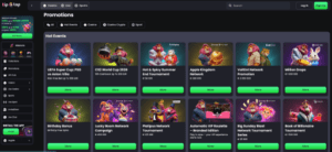 Tip-Top.bet Promoties en Bonussen