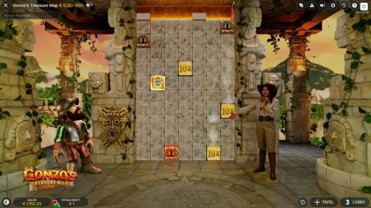 Evolution Gonzo's Treasure Map Gameplay