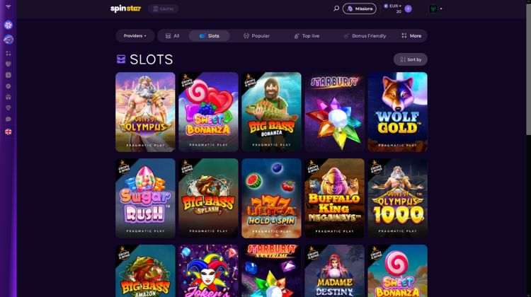 Spinstar Casino Spelaanbod