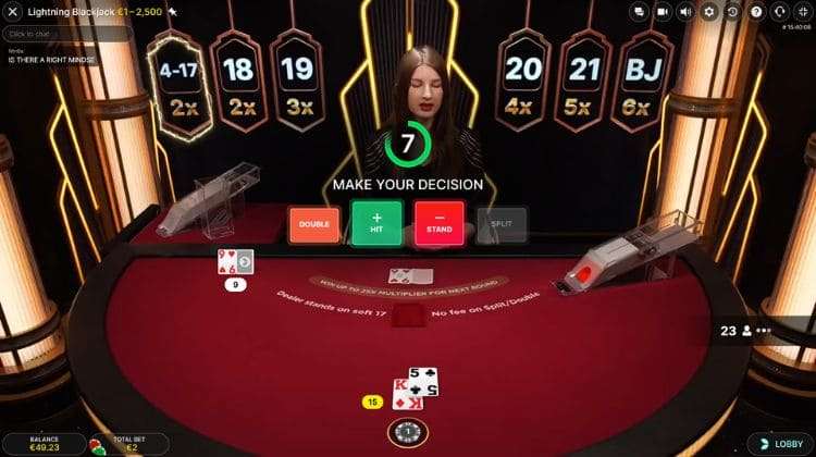 Beste Lightning Blackjack Strategie