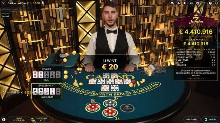 Casino Hold'em Uitbetaling