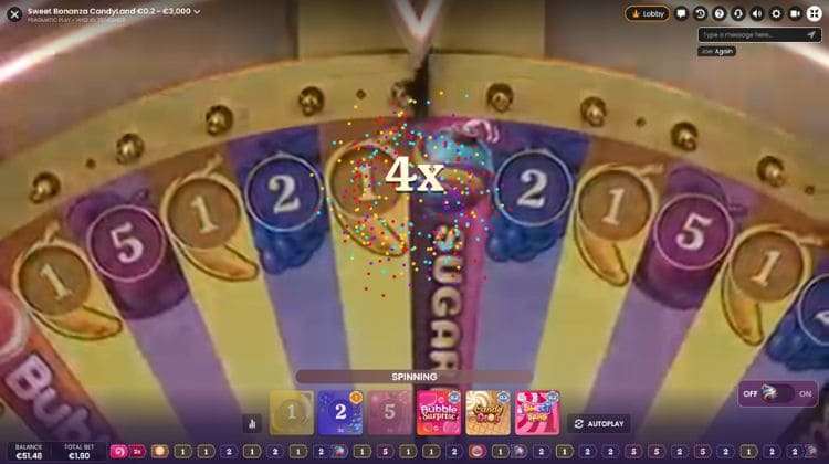 Pragmatic Play Sweet Bonanza Candyland Gameplay