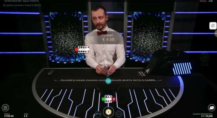 Quantum Blackjack Multiplier