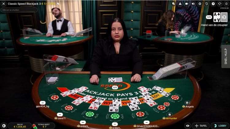 Speed Blackjack Speluitleg