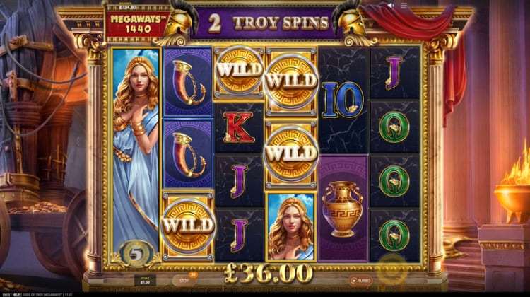 Gods of Troy Megaways Troy Spins