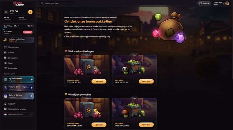 MadCasino Promoties en Bonussen