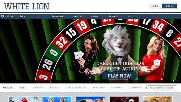 WhiteLion Bets Casino Betrouwbaar