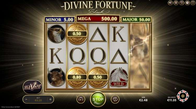 Divine Fortune Black Cash Prizes