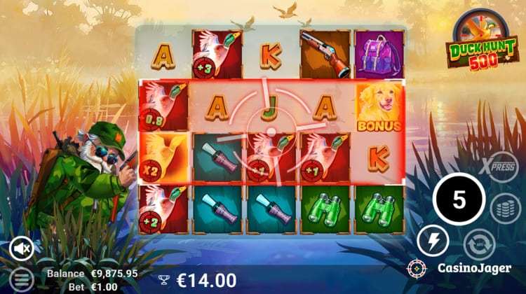 Duck Hunt 500 Free Spins Bonus