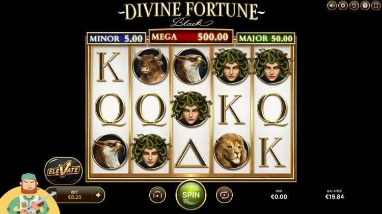NetEnt Divine Fortune Black Gameplay