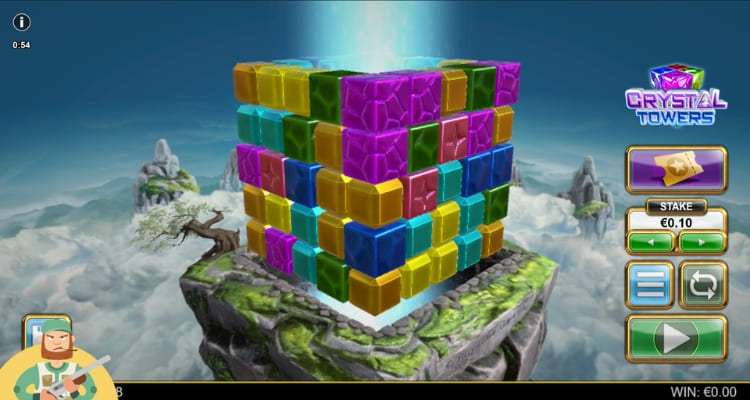 Big Time Gaming Crystal Towers Gameplay