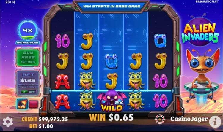 Alien Invaders Multiplier Wild