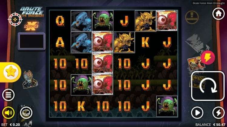 Nolimit City Brute Force Alien Onslaught Gameplay
