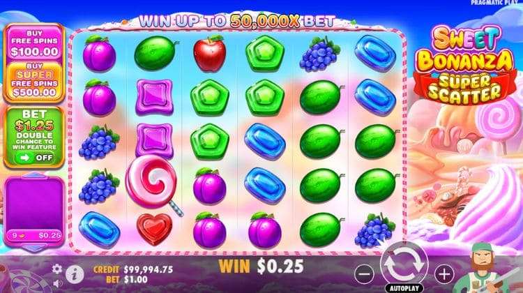 Pragmatic Play Sweet Bonanza Super Scatter Gameplay