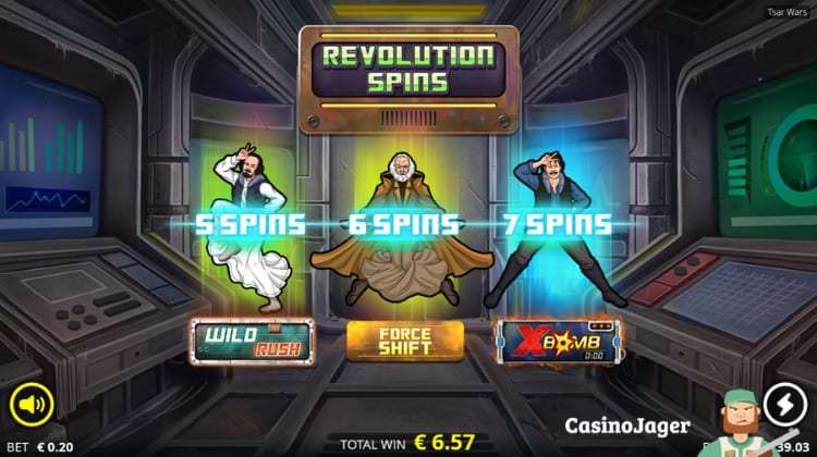 Tsar Wars Revolution Spins