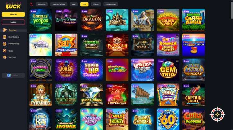 Casino Luck Spelaanbod