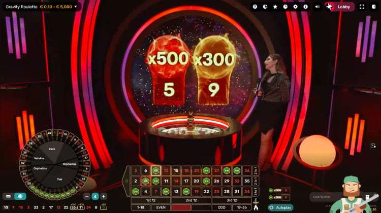 ICONIC21 Gravity Roulette Live
