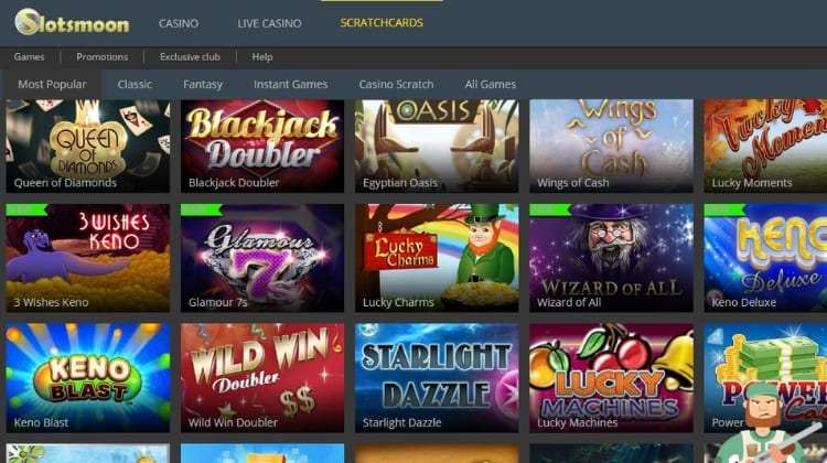 Slotsmoon Online Krasloten