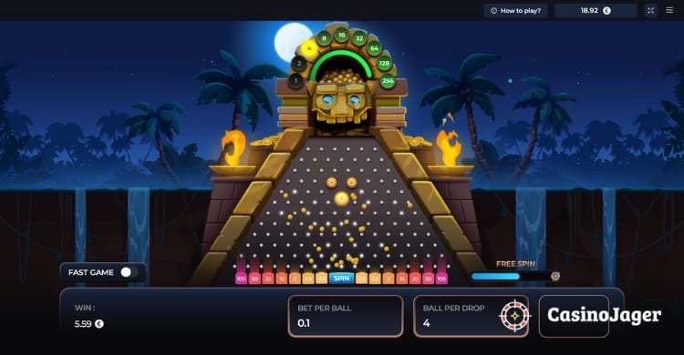 Aztec Plinko InOut Games