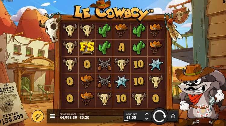 Hacksaw Gaming Le Cowboy Gameplay