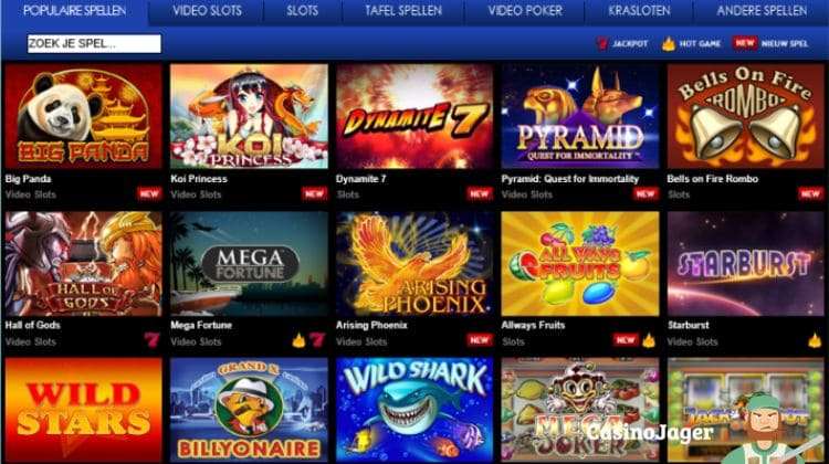 Polder Casino Spelaanbod