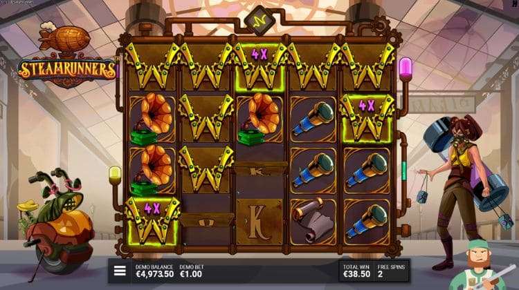 Steamrunners Gaslight District Free Spins