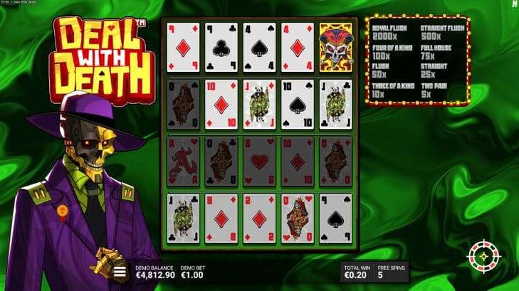 Deal With Death Free Spins Bonus