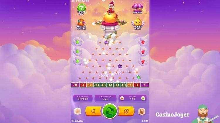 Onlyplay Chicken Plinko Gameplay