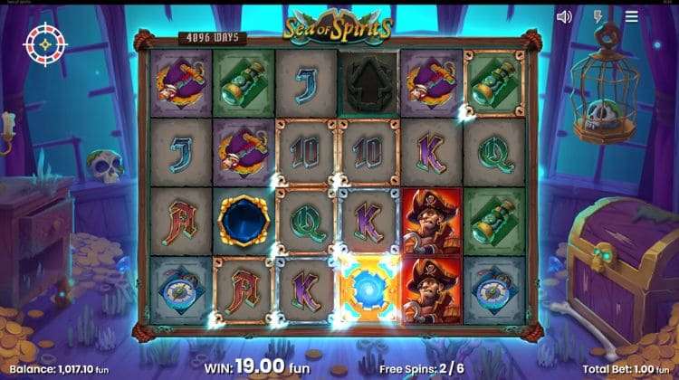 Sea of Spirits Free Spins
