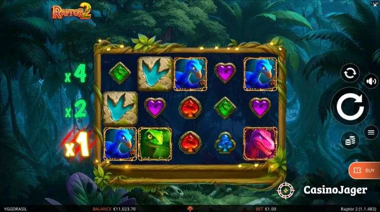 Yggdrasil Raptor 2 Gameplay