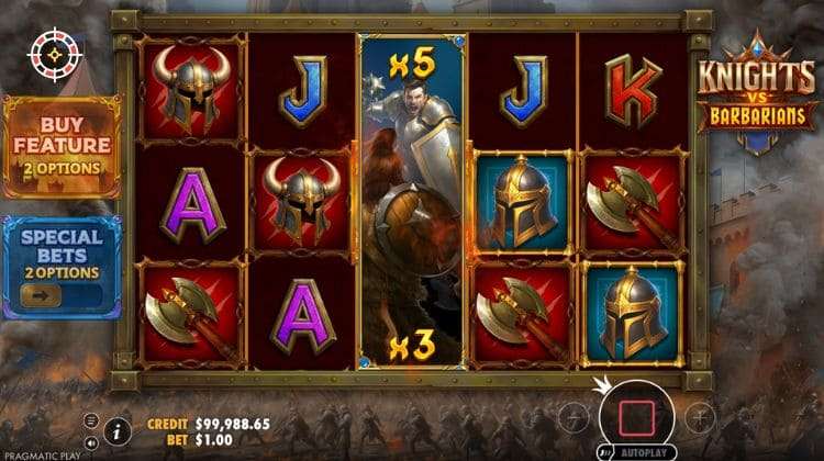 Knights vs Barbarians Battle